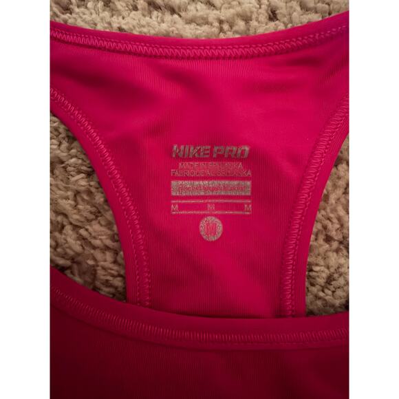 Nike pro womens medium pink sports bra - Picture 4 of 4